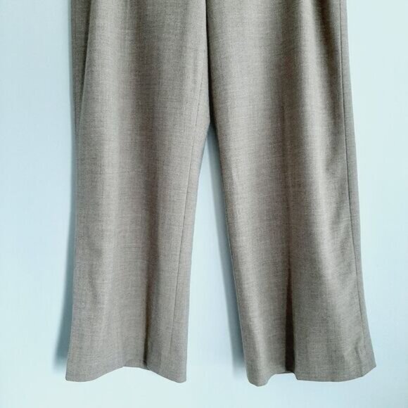 ELIE TAHARI Wool Blend Classic Dress Pants Taupe Sz 10 - Picture 4 of 8
